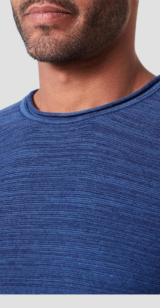 Pullover In Cotton And Cashmere