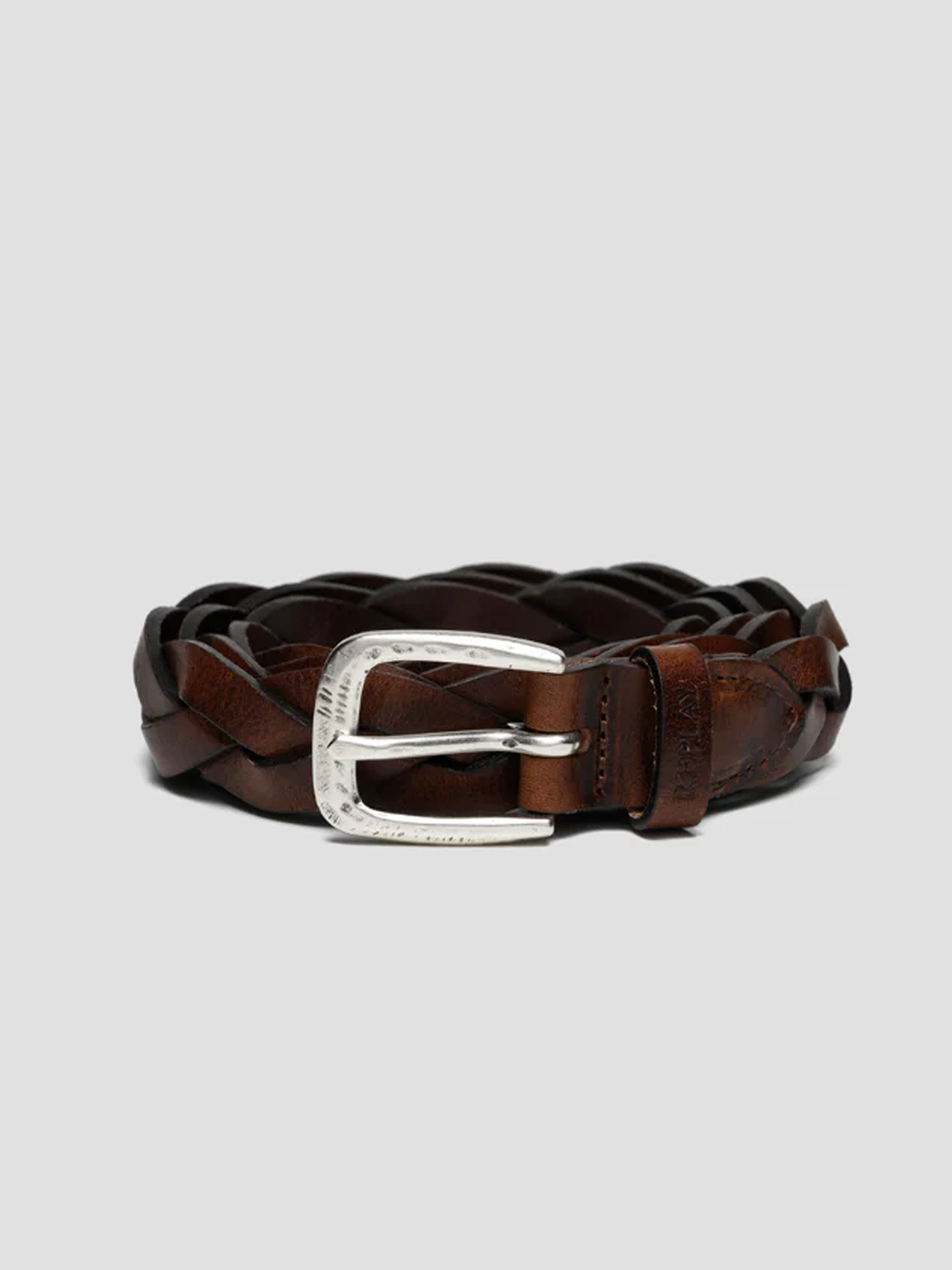 Plaited Douglas Leather Belt