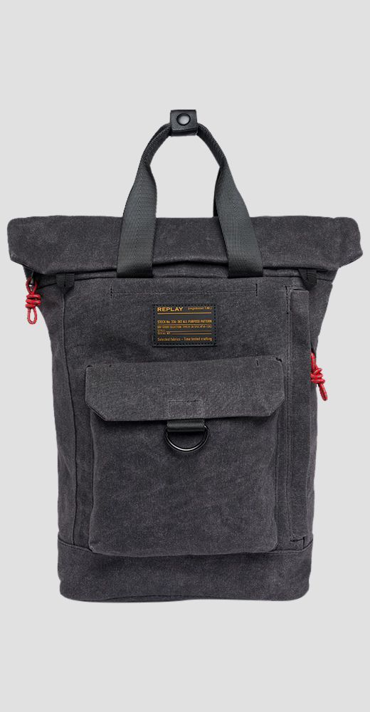 WAXED COTTON BACKPACK