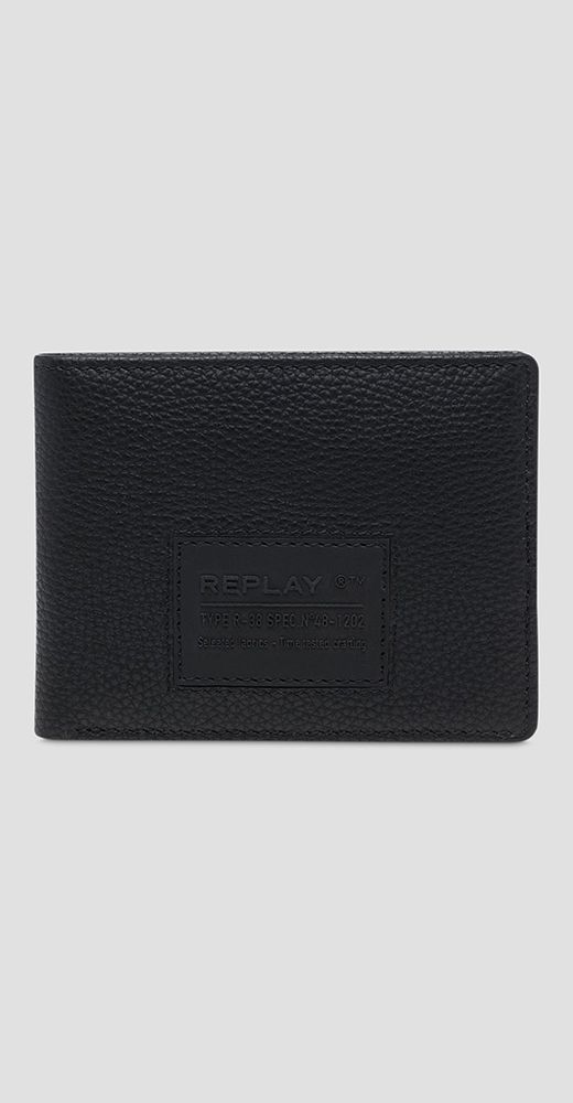 REPLAY LEATHER CARD WALLET
