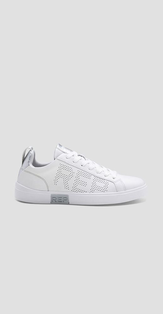 PERFORATED SCALE SNEAKERS