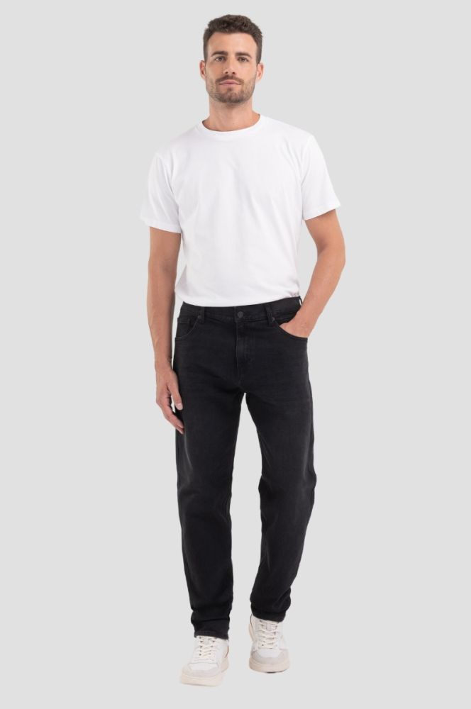 SANDOT RELAXED TAPERED FIT JEANS 
