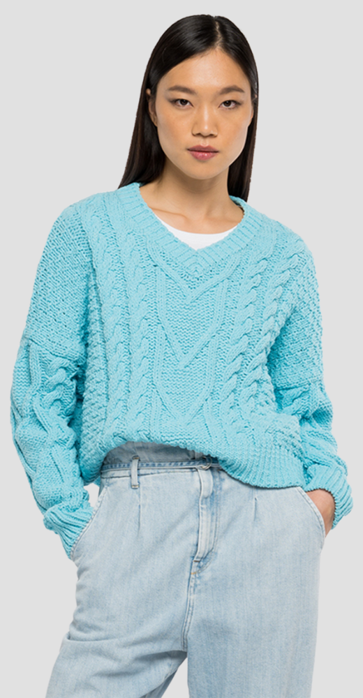 CHENILLE KNIT SWEATER