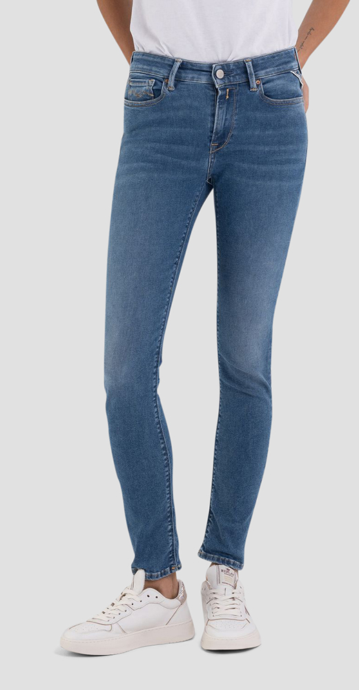 Replay Luzien Original Hyperflex Re-Used Skinny Fit Jeans Medium Blue