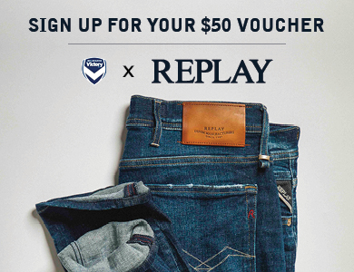 Replay and Melbourne Victory Sign Up